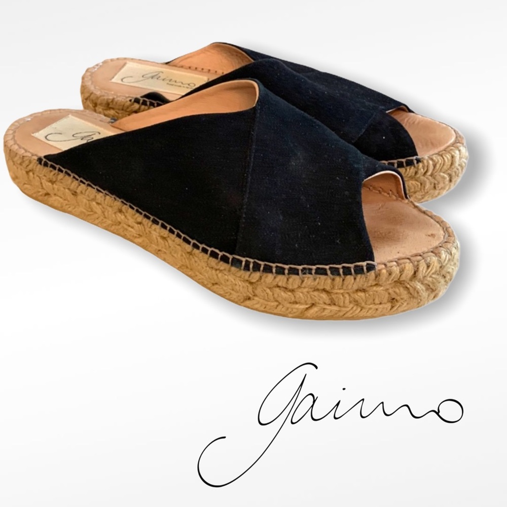 Gaimo black suede espadrilles